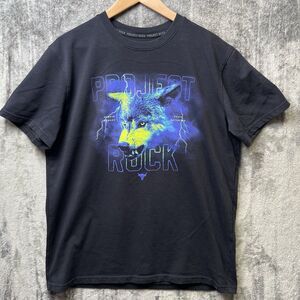 Under Armour Project Rock Wolf Heavyweight Mens M 1379752 Black T-Shirt